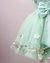 Vestido Amanda Verde Água | Vestido em Renda Renascença