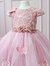 Vestido Talita Borboletas Rosa Seco | Vestido em Renda Renascença na internet