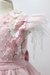 Vestido Aurora - Tons de Rosa Seco e Boá | Mãos de Fada - loja online