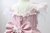 Vestido Aurora - Tons de Rosa Seco e Boá | Mãos de Fada