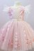 Vestido Aurora - Tons de Rosé e Boá | Mãos de Fada na internet