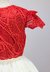 Vestido Melissa - Vermelho e Off | Vestido em Renda Renascença - comprar online