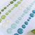 Enamel Glitter Dots - Azuis, Verdes e Branco - comprar online