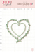Chipboard Verde Coleção Jardim Secreto Juju Scrapbook - Todo Meu Amor