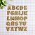 Letras do Alfabeto em Madeira 2,5cm Unidade - comprar online