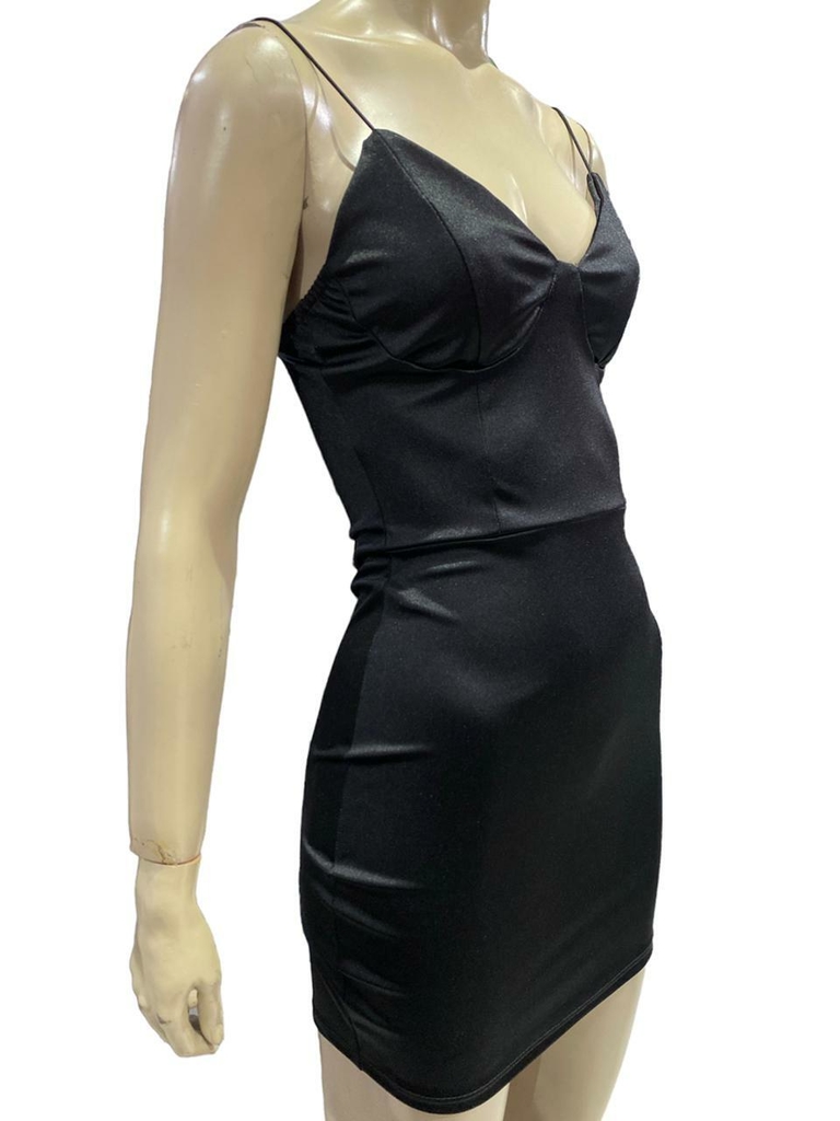 Vestido al online cuerpo negro