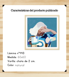 La chica que mira 60x60 - comprar online