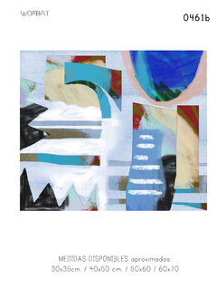 Composición Tarde Urbana 60x70 passepartout - tienda online