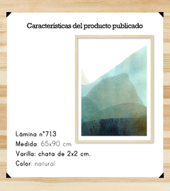 Paisaje Tonal Lejanía Verde 65x90 - comprar online