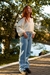 TRICOT CARDIGAN CROPPED OFF WHITE - loja online