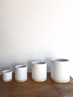 Maceta cerámica mate - comprar online