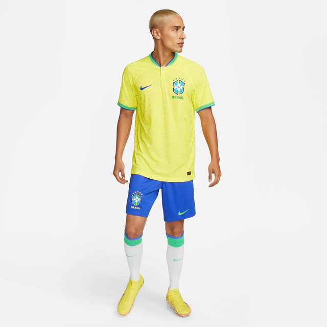Camisa Nike Brasil I 2022/23 Jogador Masculina- Amarela