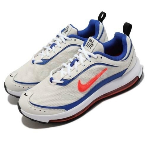 Tênis Nike Air Max AP Masculino - Branco/Azul/Laranja