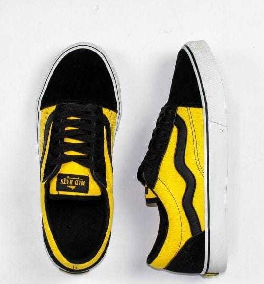 Tênis Mad Rats Old School Preto/ Amarelo