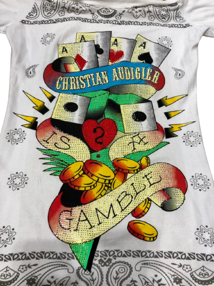 Vestido Christian Audigier Branco