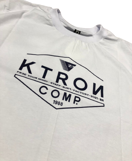 Camiseta Ktron Comp Logo- Branca