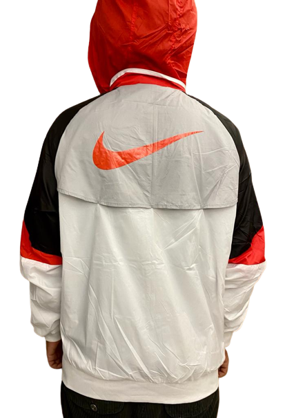 Corta vento nike laranja e cinza on sale