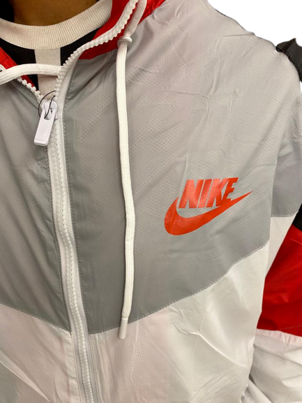 Corta vento nike laranja e cinza cheap