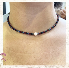 Choker cristais - Inverno