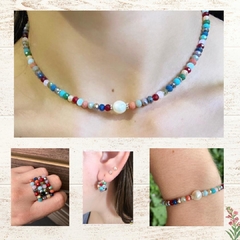 Conjunto Choker - Cores