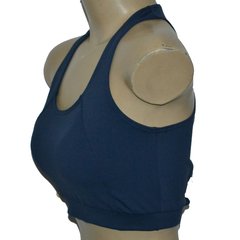 TOP de Corrida com Bolso Azul Marinho - comprar online