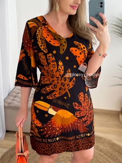 Vestido Melissa Tropical Preto - comprar online