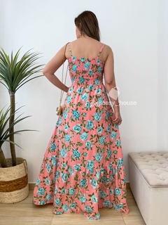 Vestido Yasmin Floral Rose - Glossy House