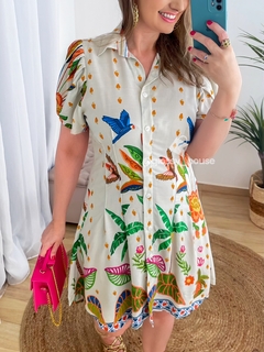 Vestido Bianca Cajuzinho Tropical - comprar online