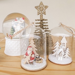 Cápsula de cristal Santa pinito, 10cm aprox - comprar online