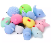 Mini squishy mochi para sorpresitas x5 unidades