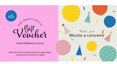 Gift card monto a convenir