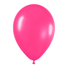 Globo fucsia 10" x5 unidades