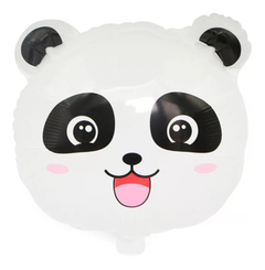 Globo redondo cabeza panda 40cm aprox.