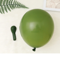 Globo verde oliva 10 x5 unidades - mildeseosdepapel