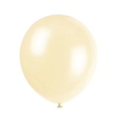 Globo marfil (natural) 12" x5 unidades - comprar online