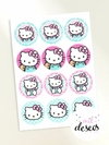 Sticker Hello Kitty Aqua x12