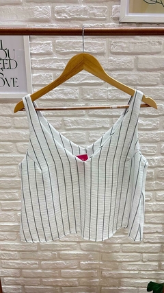 BLUSA A RAYAS- LINO (3 COLORES / TALLE UNICO) en internet