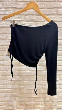 TOP UNA SOLA MANGA GINEBRA MORLEY 4 COLORES TALLE UNICO