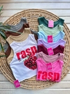 MUSCULOSA CROP TOP RASP BERRY- ALGODÓN (11 COLORES / TALLE ÚNICO)