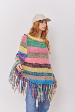 PONCHO AUSTEN MULTICOLOR