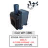 SOBO Bomba Sumergible. WP-3400.