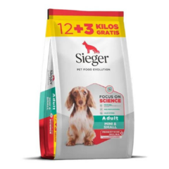 Sieger Adulto Raza Pequeña 12+3Kg