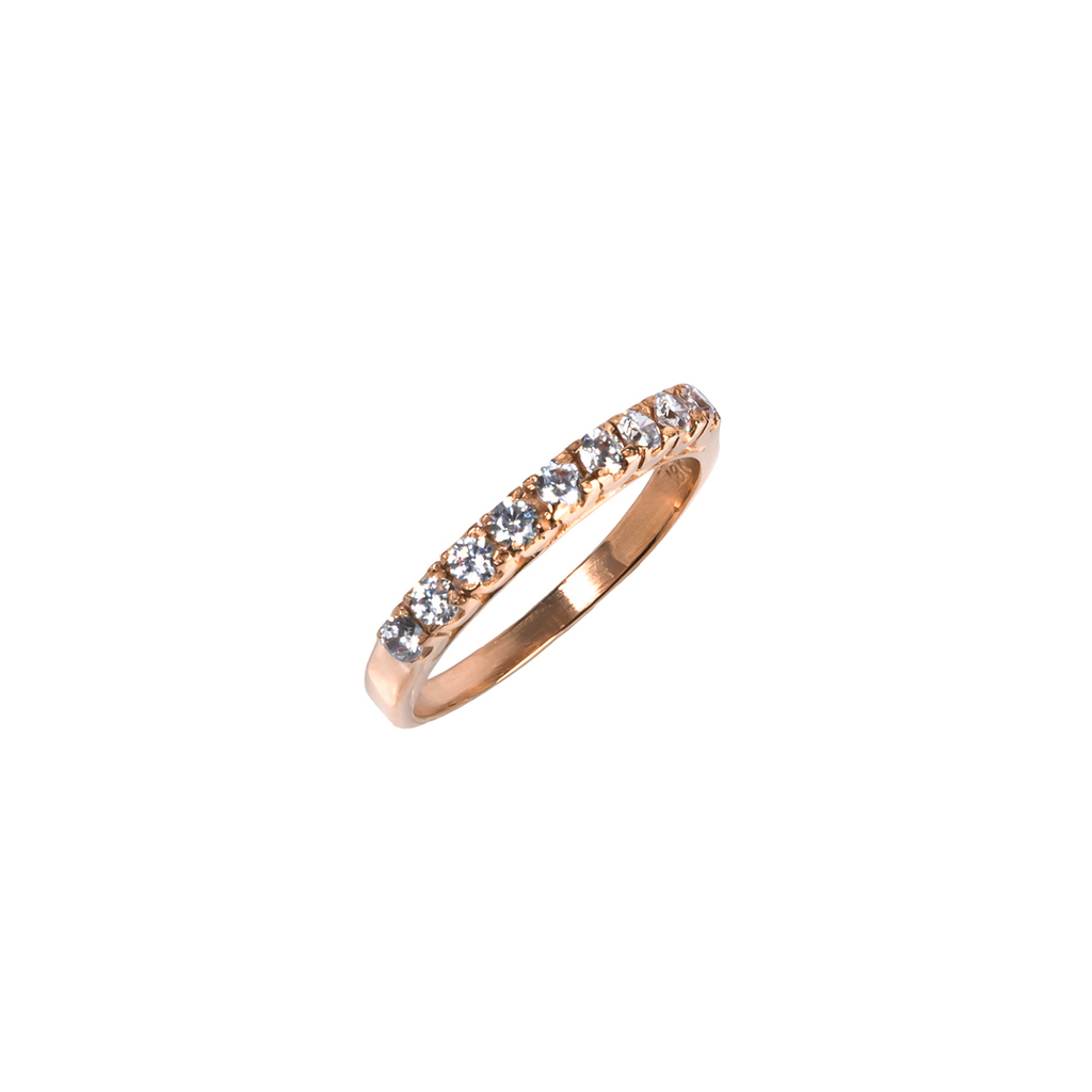Anillo de Oro Mujer Con Piedras 1034