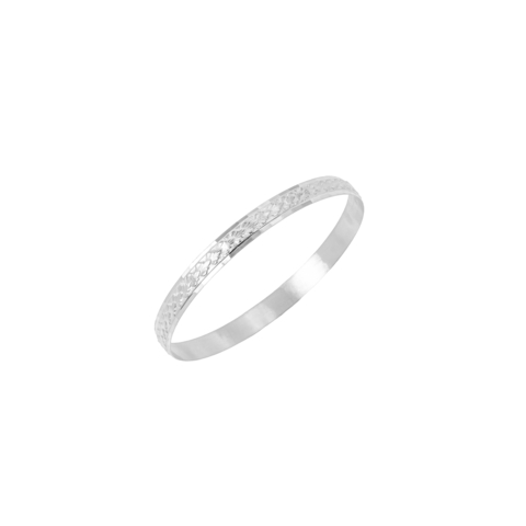 Pulsera Esclava de Plata Mujer labrada (L126)