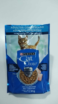 CAT CHOW POUCH GATO ADULTO PESCADO 85GRS