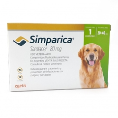 SIMPARICA COMPRIMIDO 20 - 40KG