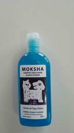 MOKSHA SHAMPOO TONALIZADOR BLANCO ( GATOS Y PERROS ) 250ML