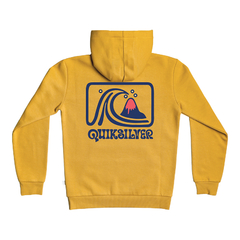 Campera Canguro Quiksilver Casual Party Amarillo - comprar online