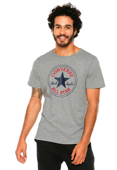 Remera Converse Patch Gris