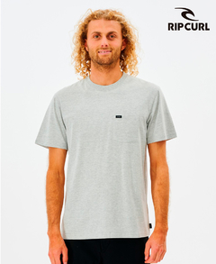 Remera Rip Curl Plain Pocket Gris (3592)